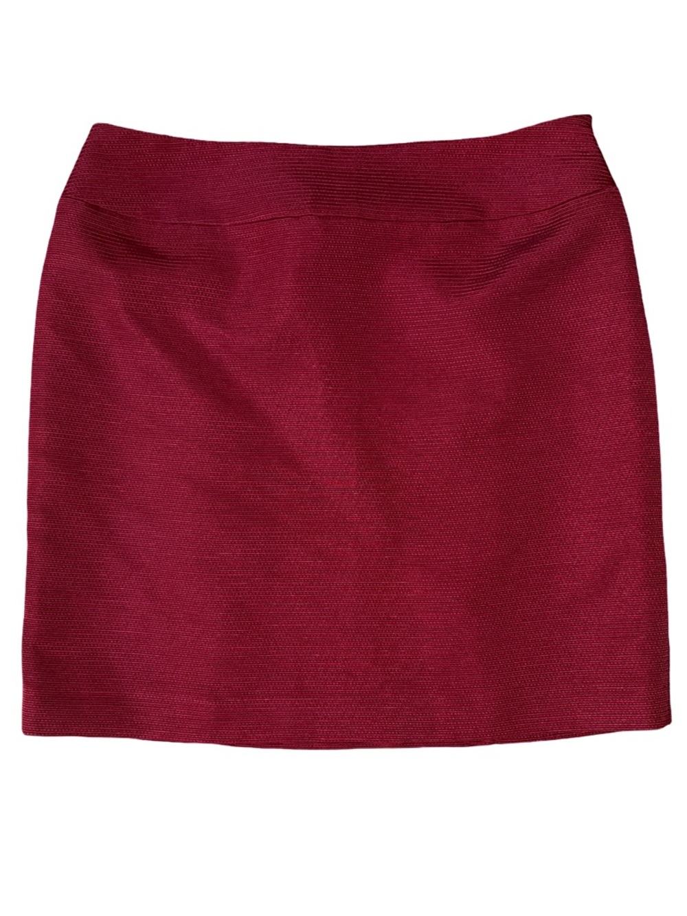 Tahari Wine Textured Midi Skirt